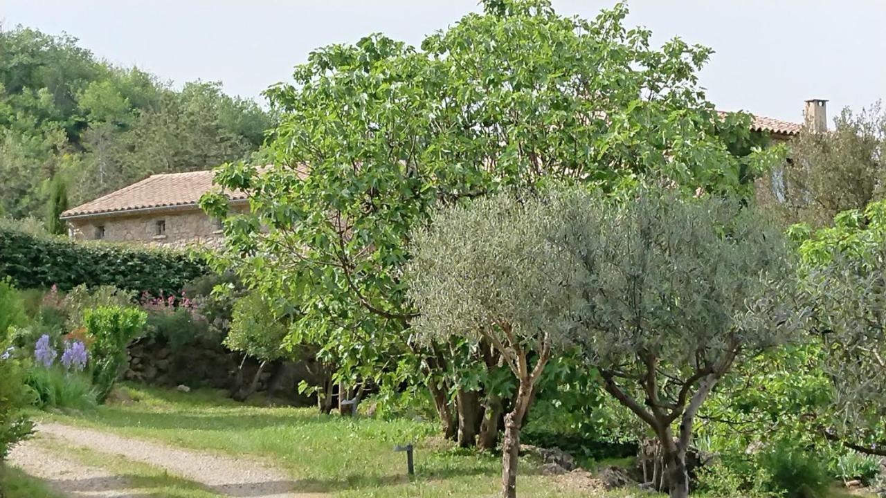 Gite En Cevennes Du Sud, Bergerie Restauree Au Rez De Jardin D'Une Bastide Avec Piscine, Vue Exceptionnelle, Authenticite Et Confort Saint-Laurent-le-Minier Luaran gambar