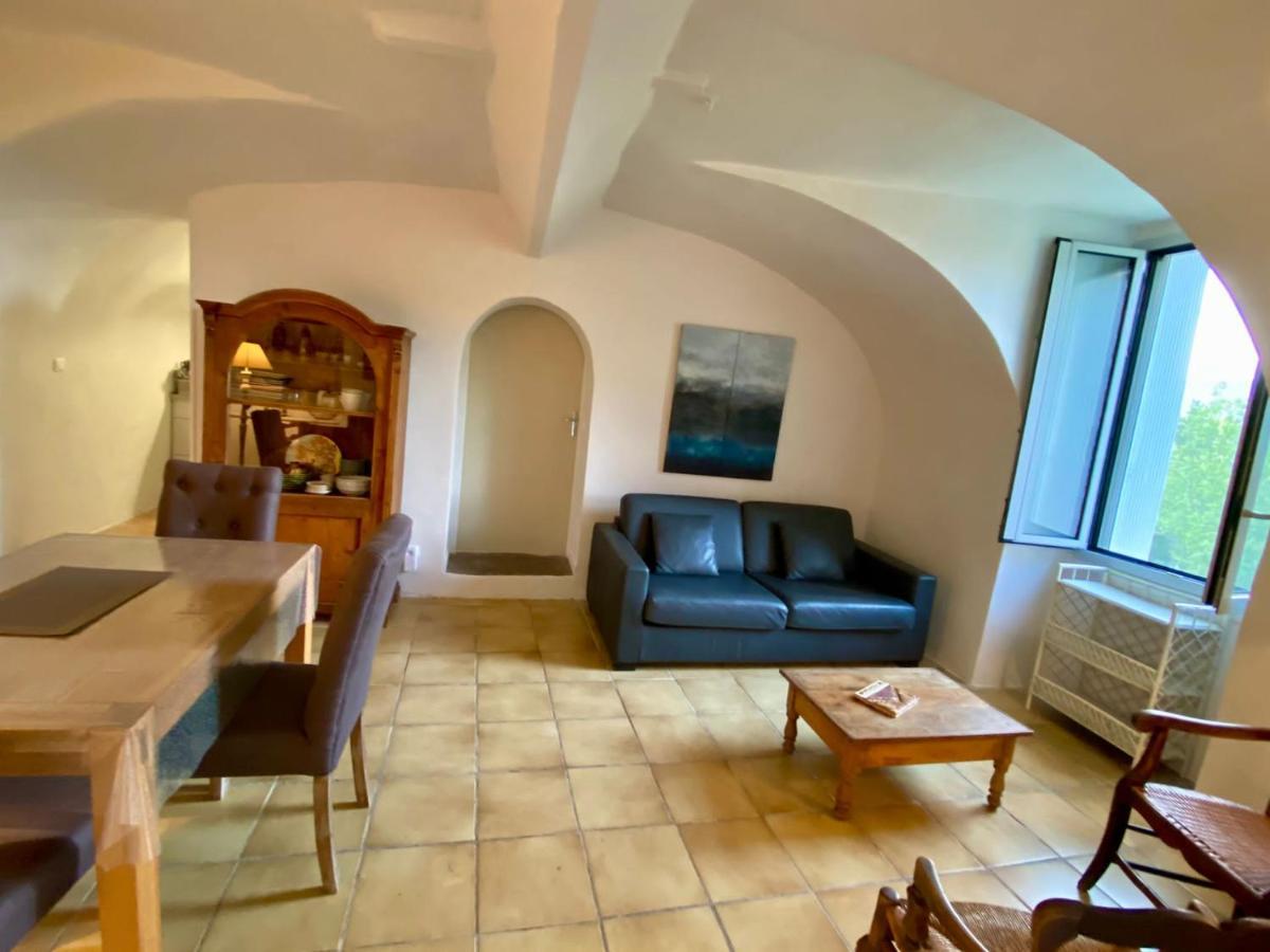 Gite En Cevennes Du Sud, Bergerie Restauree Au Rez De Jardin D'Une Bastide Avec Piscine, Vue Exceptionnelle, Authenticite Et Confort Saint-Laurent-le-Minier Luaran gambar