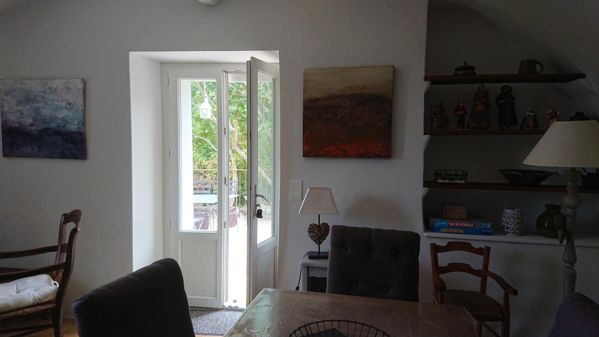 Gite En Cevennes Du Sud, Bergerie Restauree Au Rez De Jardin D'Une Bastide Avec Piscine, Vue Exceptionnelle, Authenticite Et Confort Saint-Laurent-le-Minier Luaran gambar